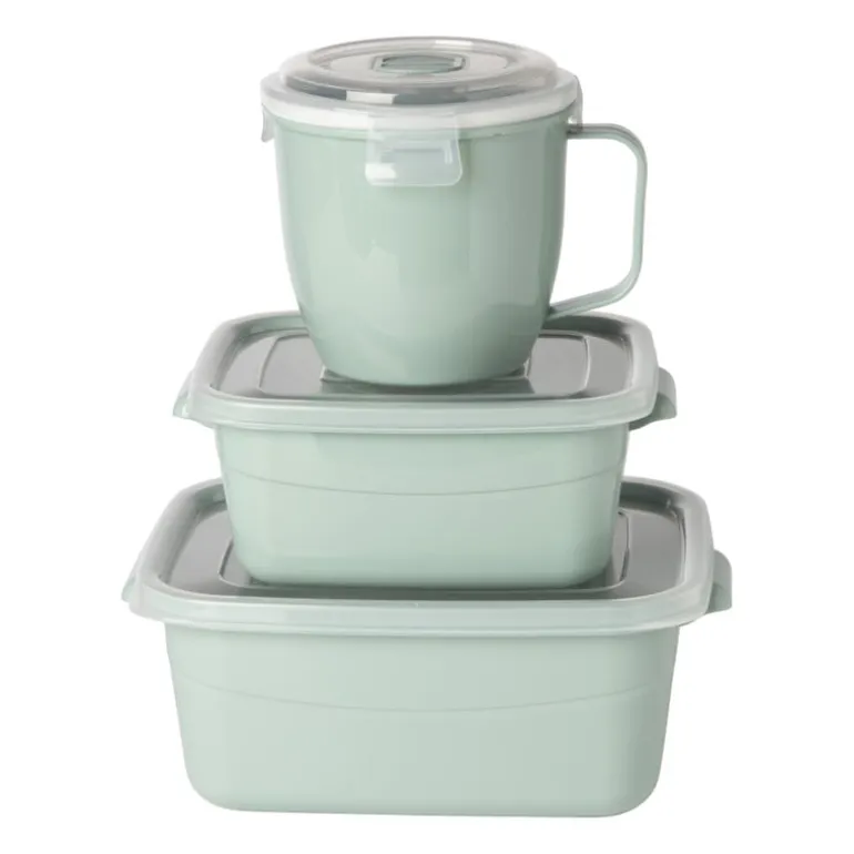 Bakje voor magnetron - 1 liter - groen
