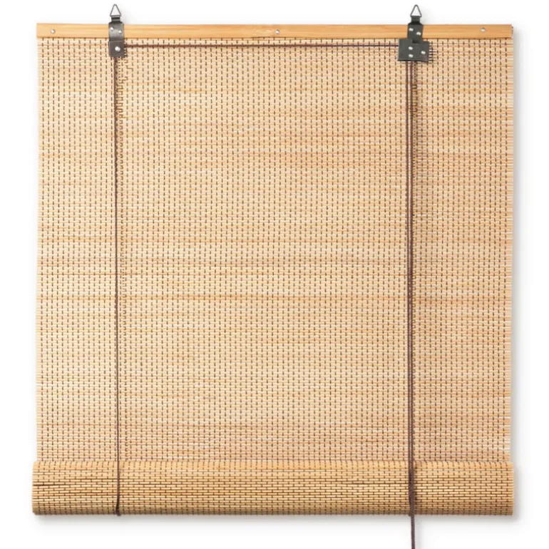 Bamboe rolgordijn - naturel - 60x180 cm