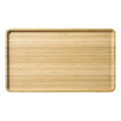 Bamboe tray groot - bruin - 1.8x44x25.5 cm