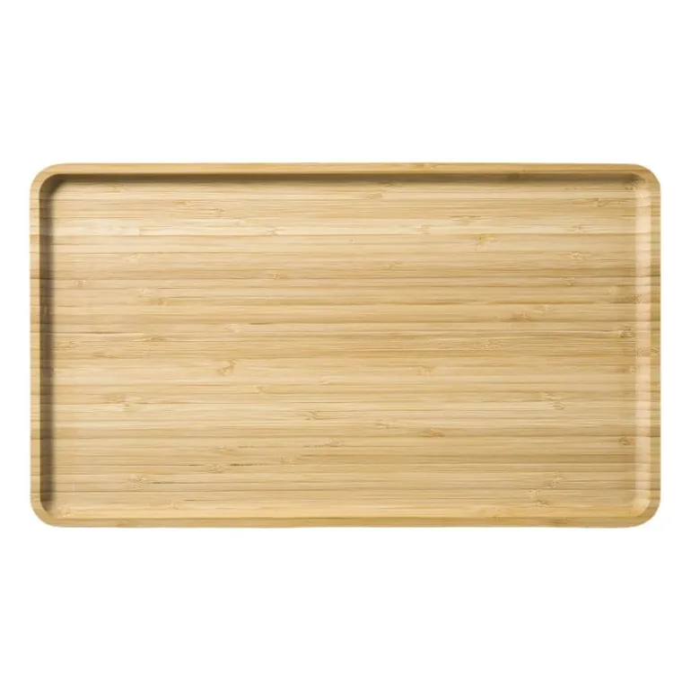 Bamboe tray groot - bruin - 1.8x44x25.5 cm