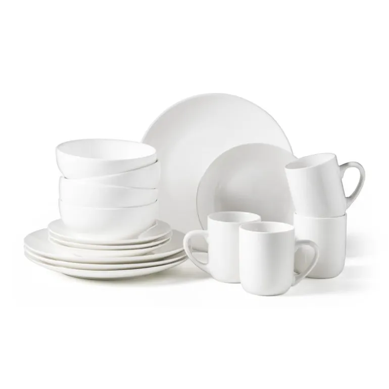 Basic dinerbord rond - wit - Ø26.5 cm