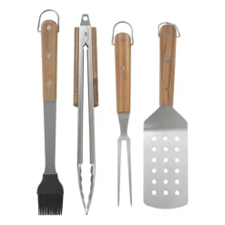 BBQ spatel - RVS/hout - 29.7 cm
