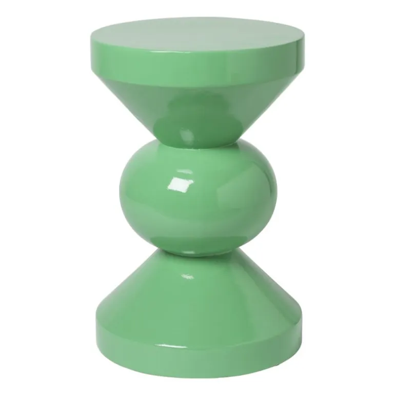 Bijzettafel diabolo - groen - ø33x50 cm