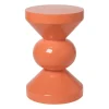 Bijzettafel diabolo - peach - ø33x50 cm