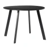 Bijzettafel Diego klein - zwart - ø60x46 cm