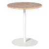 Bijzettafel Kanton marmer - roze - ø40x45 cm