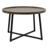 Bijzettafel Max - MDF/metaal - ø70x46 cm