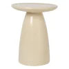 Bijzettafel Paris - beige - ø36x46 cm