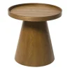 Bijzettafel Rondo klein - bruin - ø38.5x38 cm