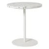 Bijzettafel Terrazzo - wit - ø40x45 cm