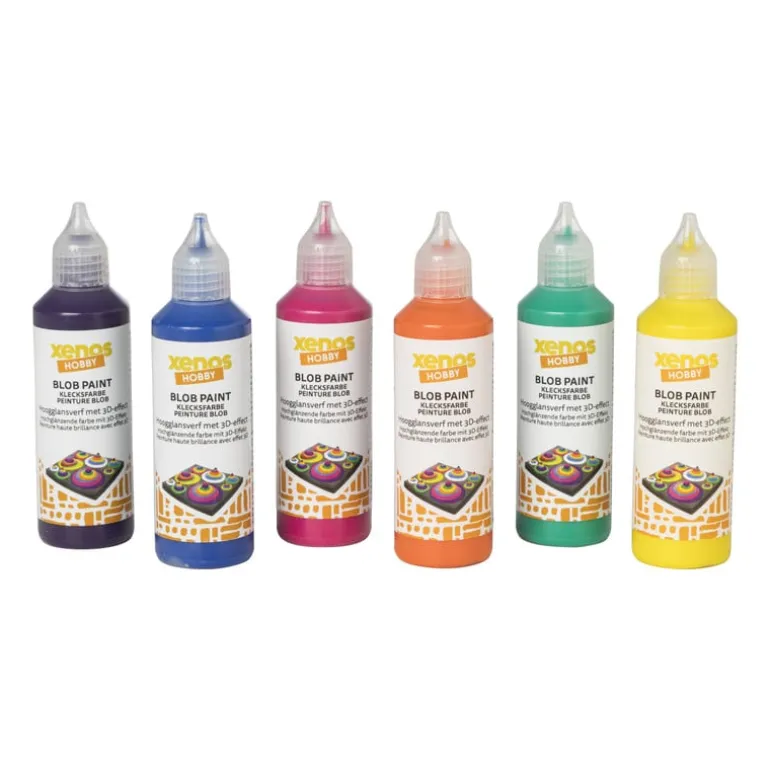Blob verf - blauw - 80 ml