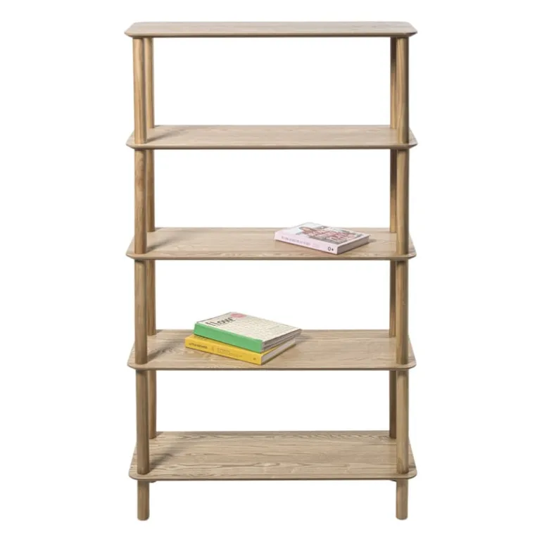 Boekenkast Scandi - naturel - 140x80x30 cm