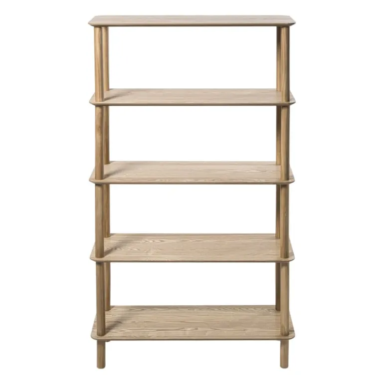 Boekenkast Scandi - naturel - 140x80x30 cm