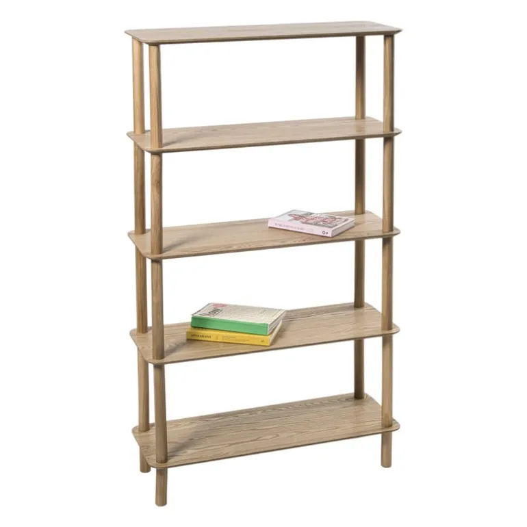 Boekenkast Scandi - naturel - 140x80x30 cm