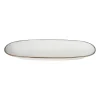 Bord ovaal Toscane - wit - 25.5x12 cm
