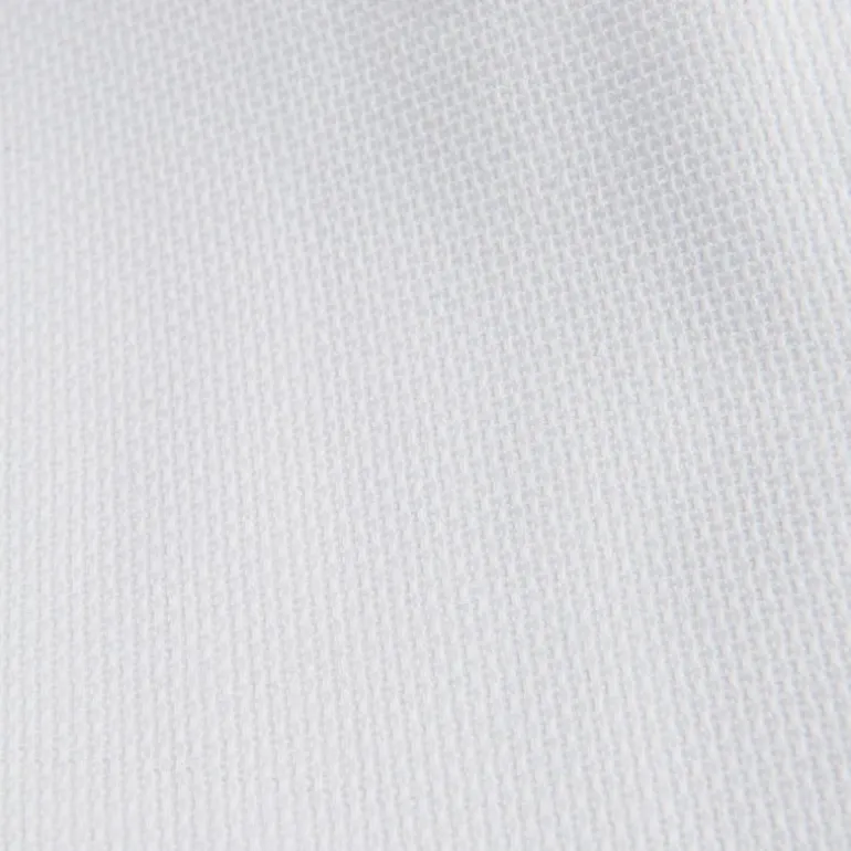 Borduurstof van katoen - wit - 45x38 cm