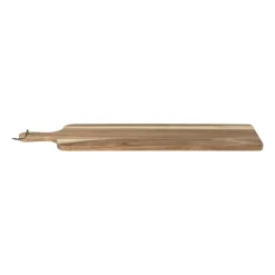 Borrelplank acacia met handvat - 70x19x1.5 cm