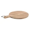 Borrelplank Acacia rond - 38x30x1,9 cm