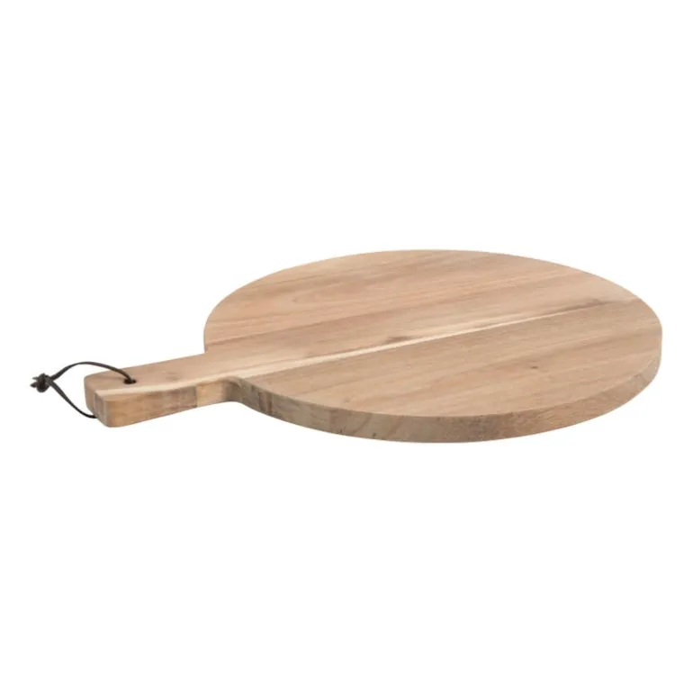 Borrelplank Acacia rond - 38x30x1,9 cm