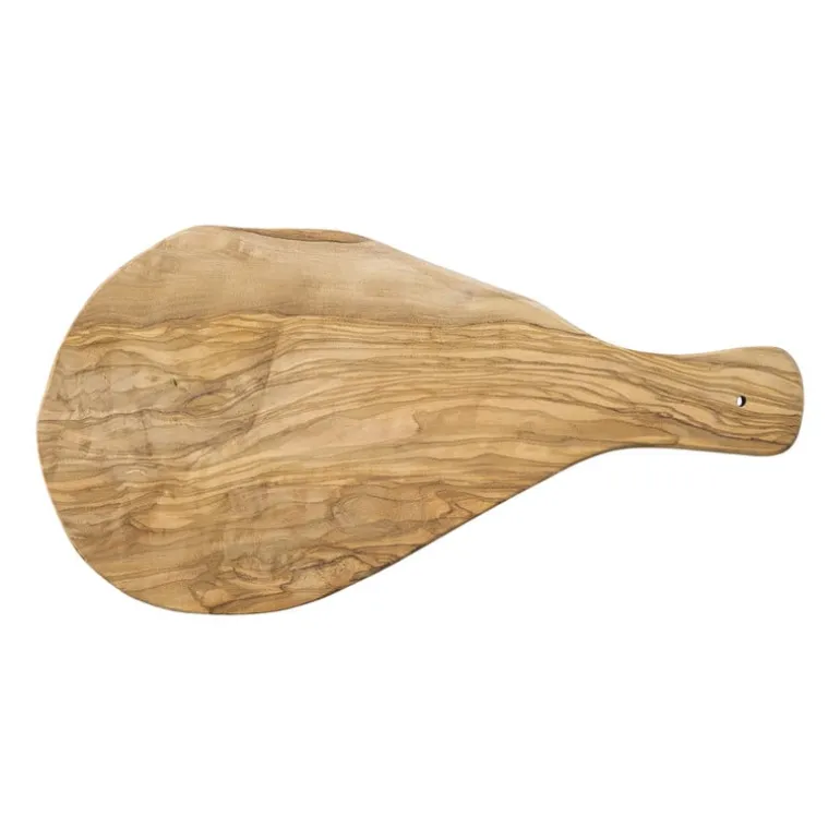 Borrelplank olijfhout klein - bruin - 28x13 cm