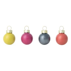 Box met kerstballen - multikleur - ø2.5 cm - set van 16