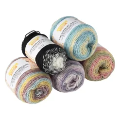 Cake garen mix - zwart/wit - 80 gram - 160 meter