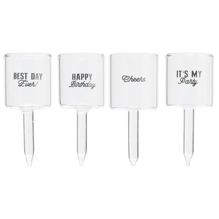 Caketopper shotglazen - set van 4