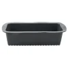 Cakevorm siliconen - grijs - 27x14x6.5 cm