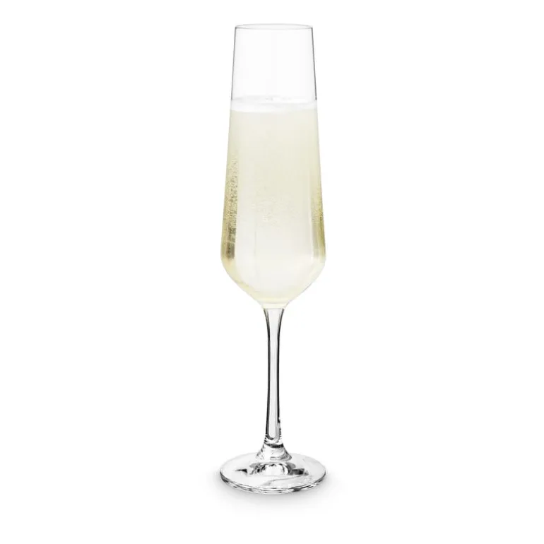 Champagne glazen kristal - 200 ml - set van 4