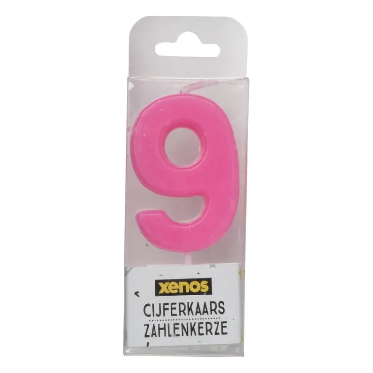 Cijferkaars 9 - diverse kleuren