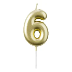 Cijferkaars 6 - goud