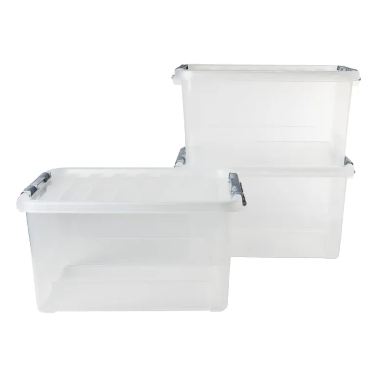 Clipbox 25 liter - 31x42x23 cm - set van 3