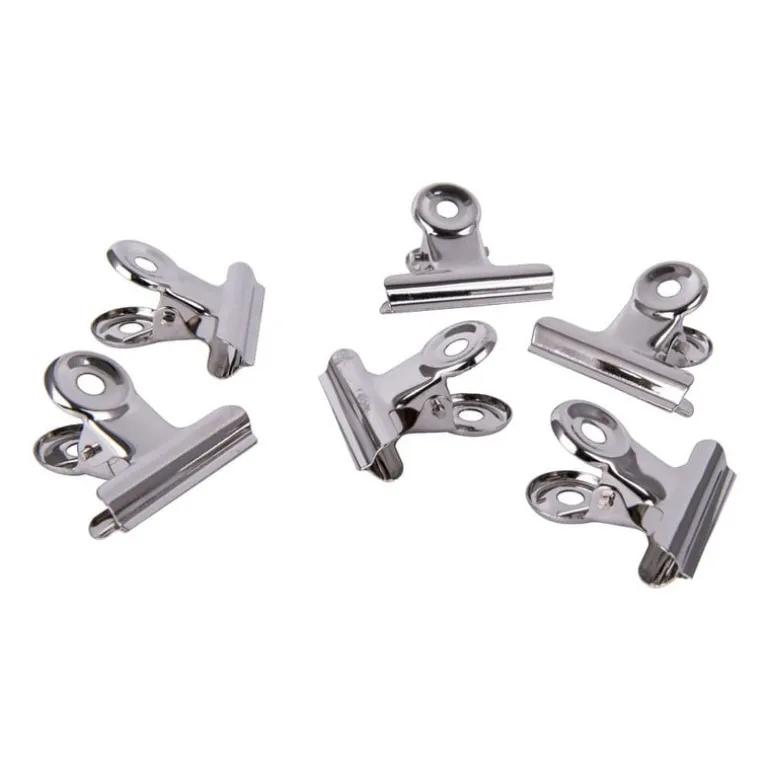 Clips voor wandrek - grijs - 6 stuks