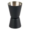 Cocktail barmaatje - zwart - 6.7x3.2x3.8 cm