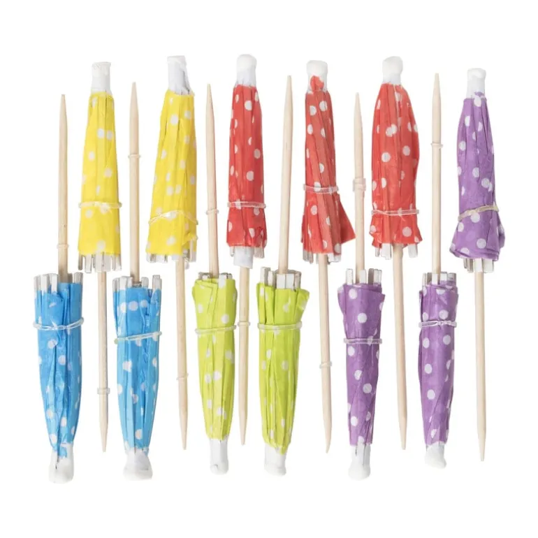 Cocktail parapluutjes - Set van 12