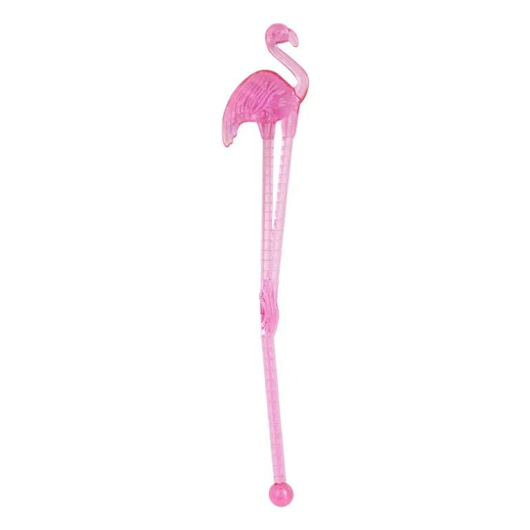 Cocktail roerstaafjes - flamingo - set van 12