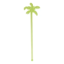 Cocktail roerstaafjes - palmboom - set van 12