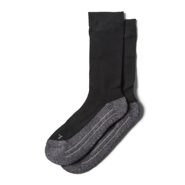 Coolmax bamboe sokken 35/38 - zwart - 2 paar