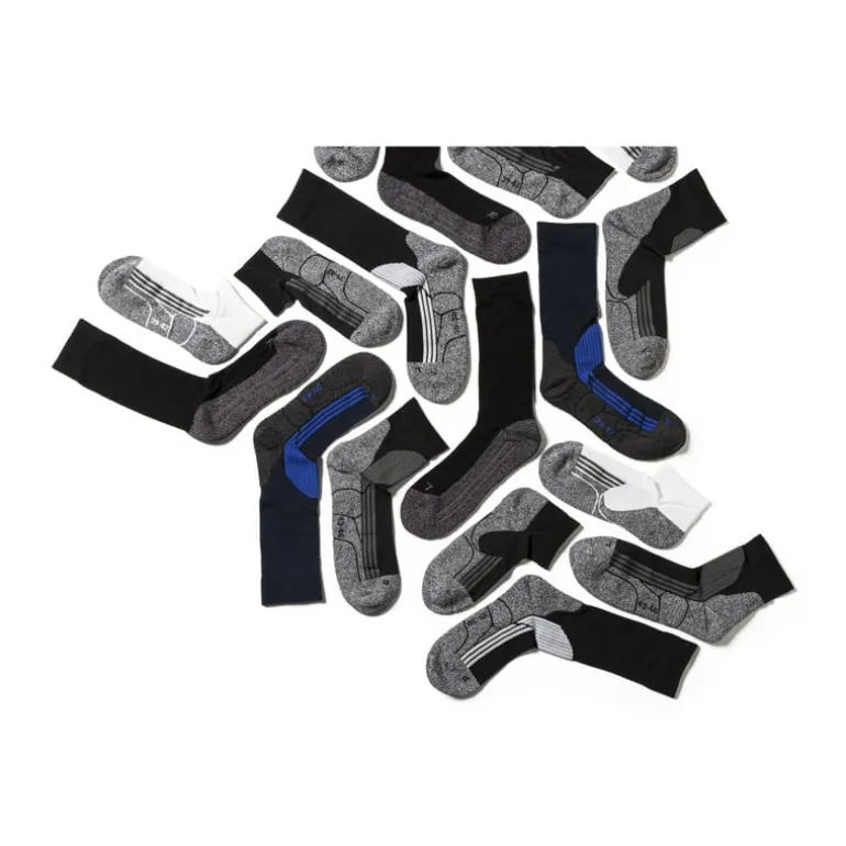 Coolmax enkelsokken - 35/38 - zwart/grijs - 2 paar