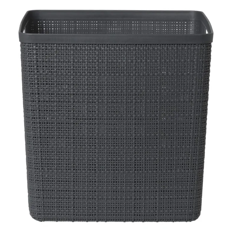 Curver jute opbergmand cube - 17 liter - grijs