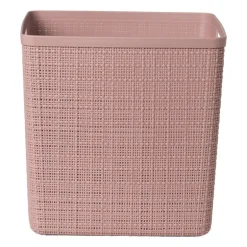 Curver jute opbergmand cube - 17 liter - roze