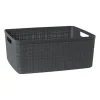 Curver jute opbergmand M - 12 liter - grijs