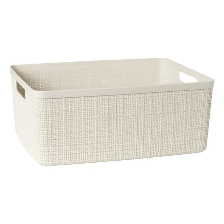 Curver jute opbergmand M - 12 liter - beige