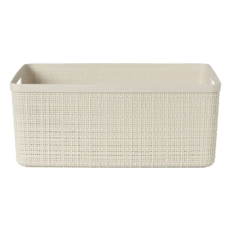 Curver jute opbergmand M - 12 liter - beige