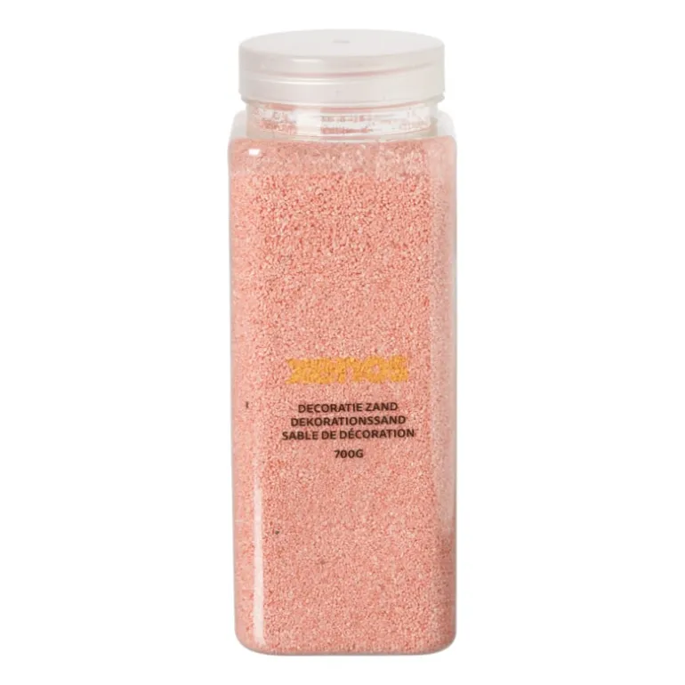 Decoratie zand - roze