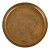 Decoratieplateau reliëf - antiek goud - Ø29 cm