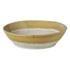 Diep bord roots - oker - ø20x5.4 cm