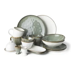 Diep bord Toscane - wit - ø19 cm
