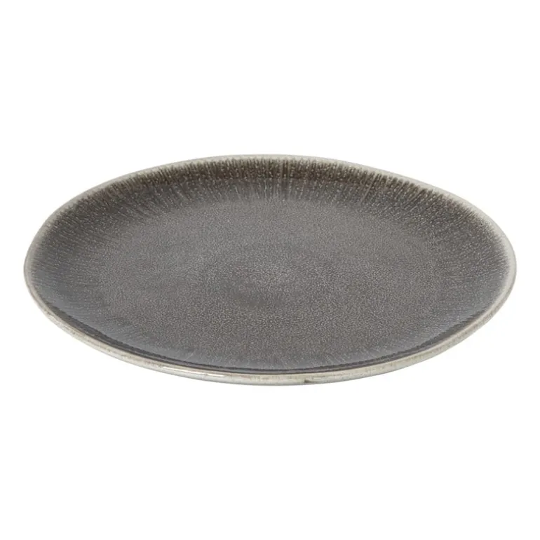 Dinerbord fuji - bruin - ø27.5x2.4 cm
