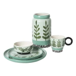 Dinerbord jolie - groen -ø25.5x2.3 cm
